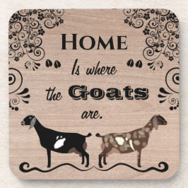 Porta-copo Lar é onde estão os Caprinos - Cabra de Leite Nubi