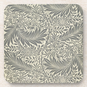 Porta-copo Larkspur, design do papel de parede, 1872