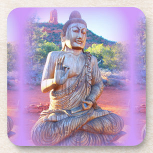Porta-copo lavanda aura buddha