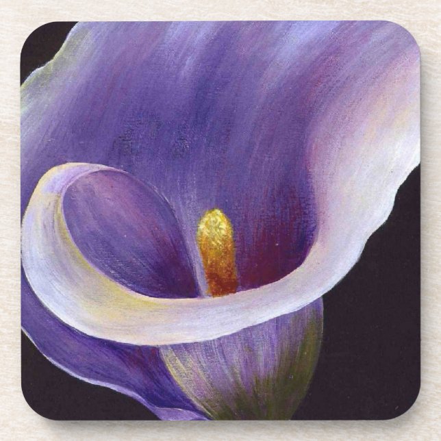 Porta-copo Lavanda Calla Lily (Frente)