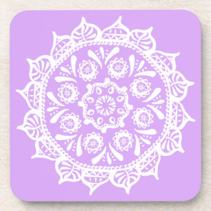 Porta-copo Lavanda Mandala