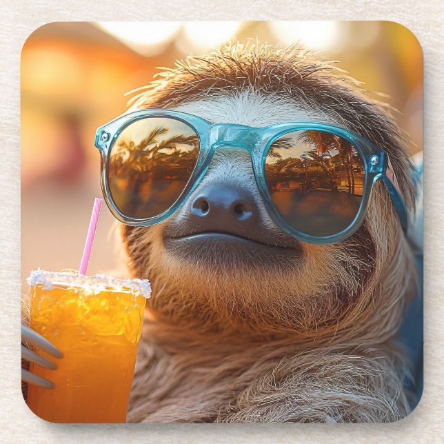Porta-copo Lazy Sloth (Frente)