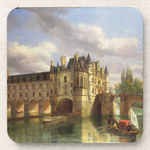 Porta-copo Le Castelo de Chenonceau, 1843 (óleo em canvas)