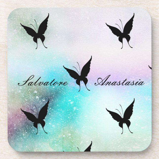 Porta-copo Legal, incrível, Galáxia, Buterfly (Frente)