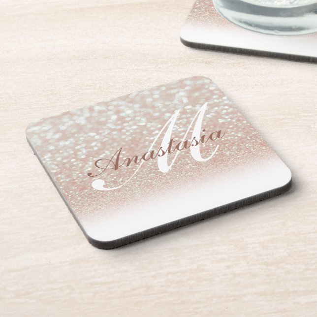 Porta-copo Legal, incrível, nome brilhante rosa (Left Side)