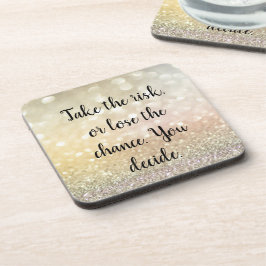 Porta-copo Legal, surpreendente, aspas