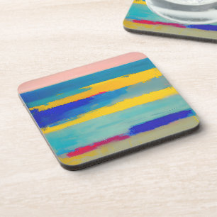 Porta-copo "Lemonade Lullaby" Abstrato Art