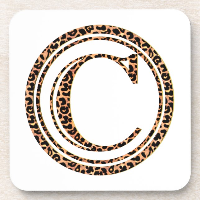 Porta-copo leopardo C (Frente)