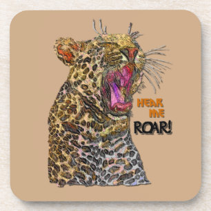 Porta-copo Leopardo de Pop de Arte Superficial
