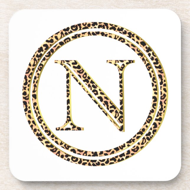 Porta-copo Leopardo N (Frente)