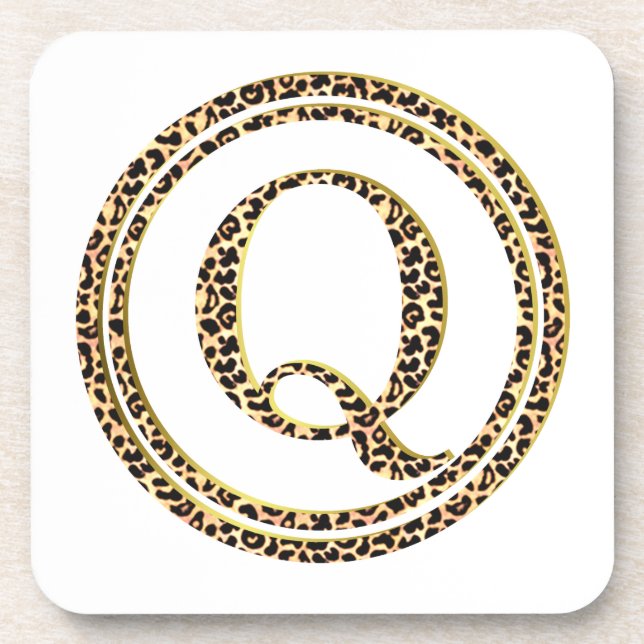 Porta-copo Leopardo Q (Frente)