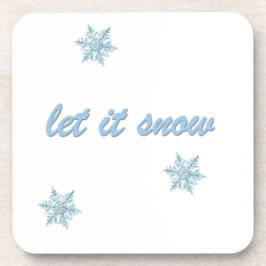 Porta-copo Let It Snow Coasters