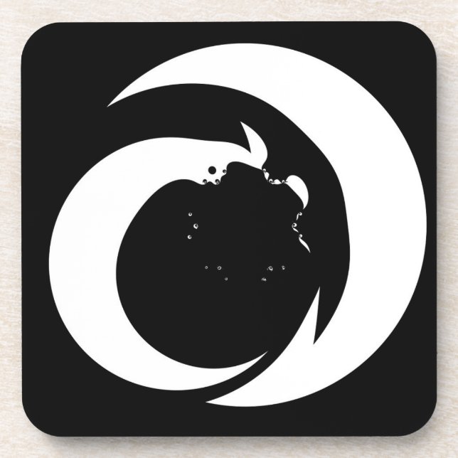 Porta-copo Letra Estilizada "A" Monograma Art (Frente)