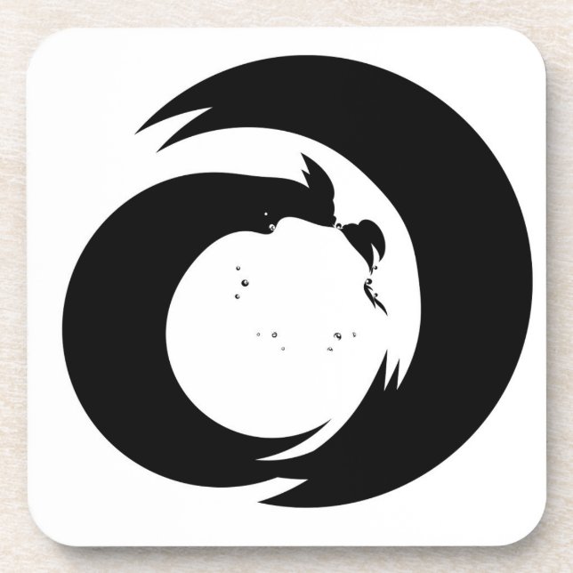 Porta-copo Letra Estilizada "A" Monograma Arte Moderna (Frente)