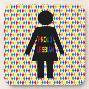 Porta-copo LGBTQ Silhouette Lésbica e Damas Arco-Íris