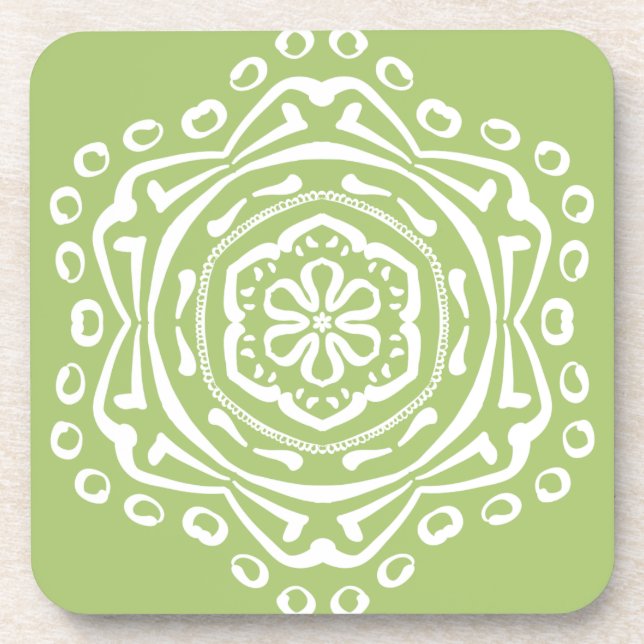 Porta-copo Lichen Mandala (Frente)