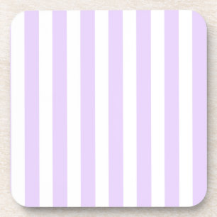 Porta-copo Lilac, púrpura e listras brancas