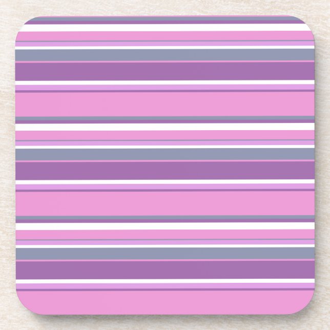 Porta-copo Lilac stripes (Frente)
