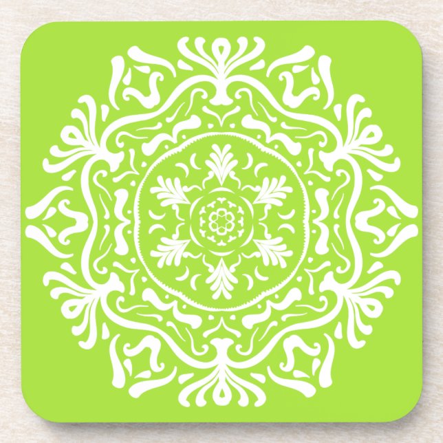 Porta-copo Limão Mandala (Frente)