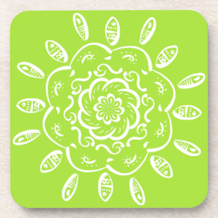 Porta-copo Limão Mandala