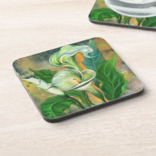 Porta-copo Linda Calla Lily Flower Bepra Coaster