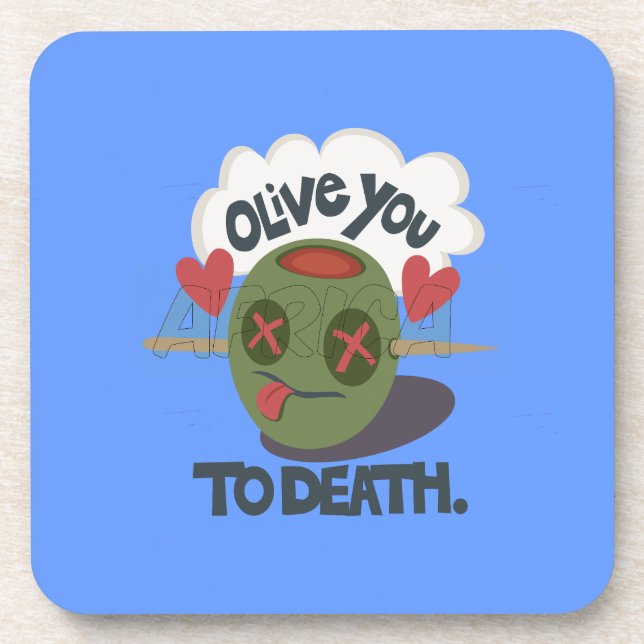 Porta-copo Linda Legal, adoro Arte Africana (Frente)