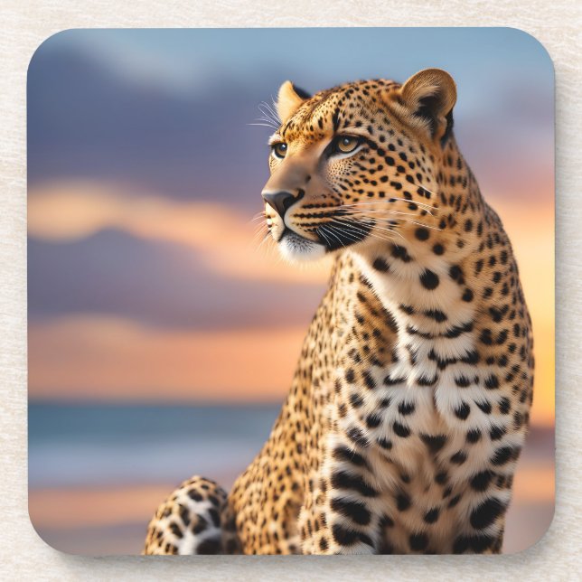 Porta-copo Linda Leopardo (Frente)