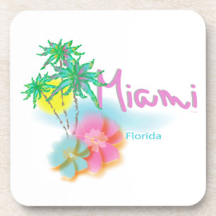 Porta-copo Linda Miami Flórida