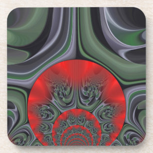 Porta-copo Lindo Impresso de Arte Aurora Vermelha