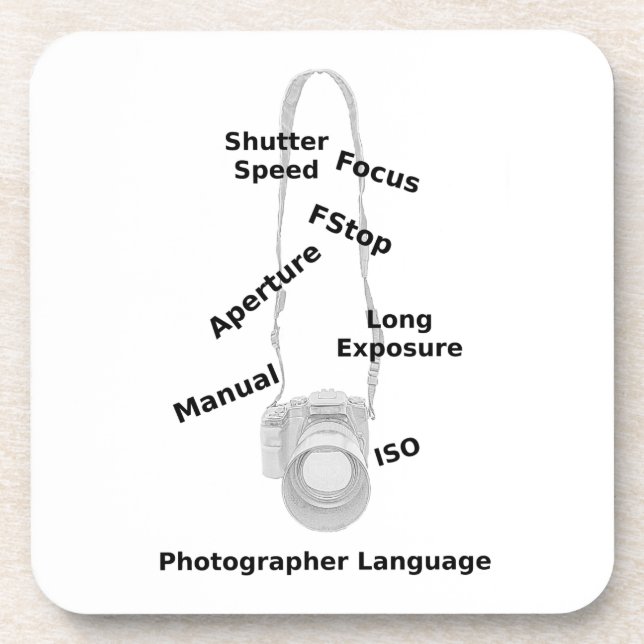 Porta-copo Linguagem Fotógrafo (Frente)