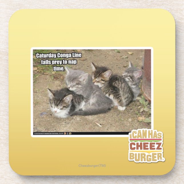 Porta-copo Linha de Conga de Caturday (Frente)