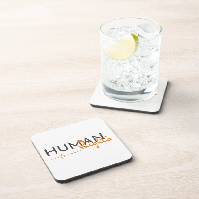 Porta-copo Linha de vida dos direitos humanos (Lado Direito)