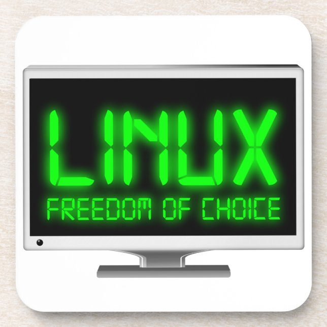 Porta-copo Linux - Liberdade de escolha (Frente)