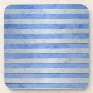 Porta-copo Listras de Aguarela Azul Claro e Cinza