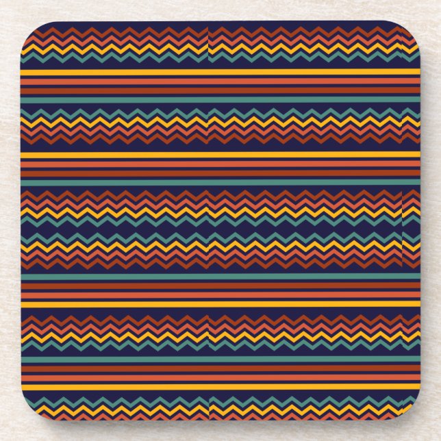 Porta-copo Listras retrógradas e zigzag 1970 (Frente)