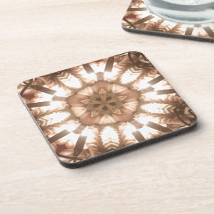 Porta-copo Lit Feliz Árvore de Natal Luzes Caleidoscópio Arte