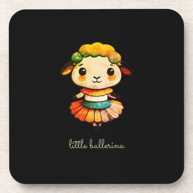 Porta-copo Little Ballerina Sheep (Frente)