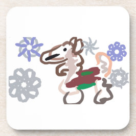 Porta-copo Llama winter fun