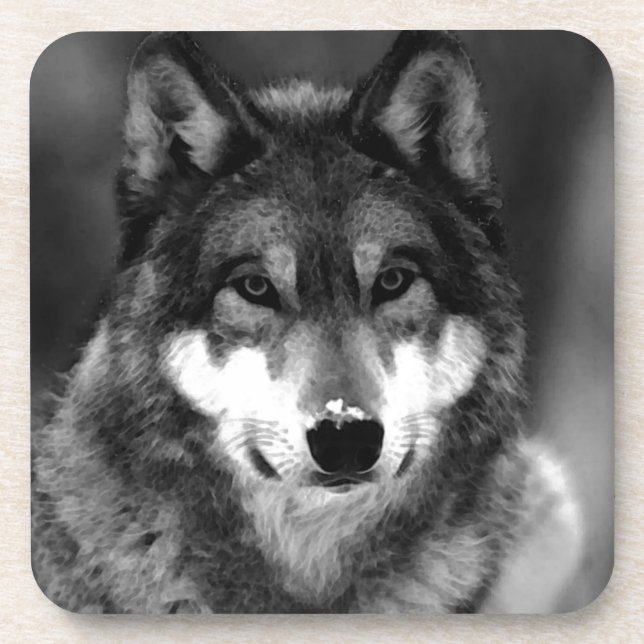 Porta-copo Lobo (Frente)