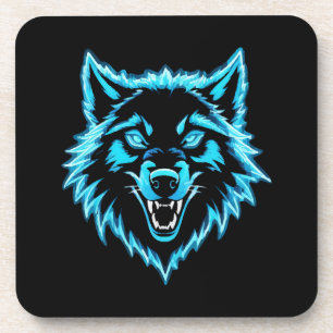 Porta-copo Lobo Neon