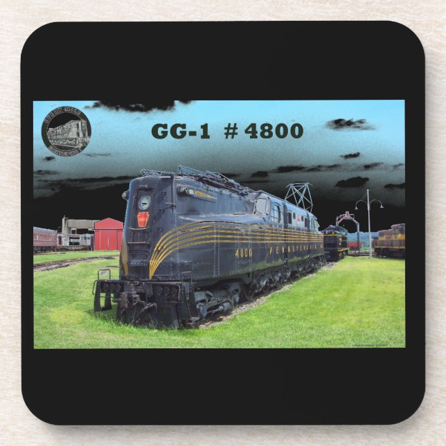 Porta-copo Locomotiva da ferrovia da Pensilvânia GG-1 #4800 (Frente)