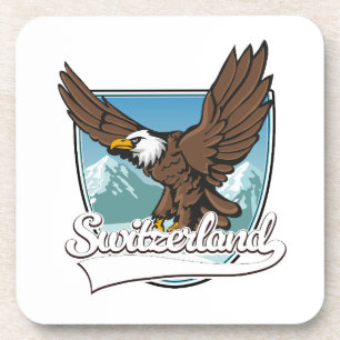Porta-copo Logotipo de Viagem Suíça