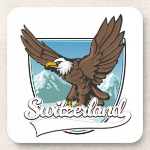 Porta-copo Logotipo de Viagem Suíça