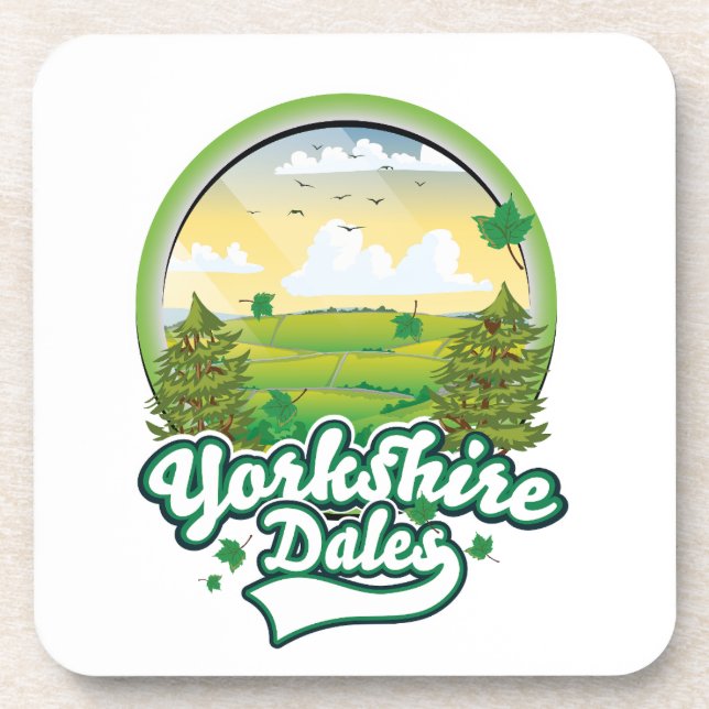 Porta-copo Logotipo do Yorkshire Dales (Frente)