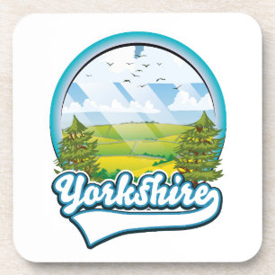 Porta-copo logotipo do Yorkshire Viagem