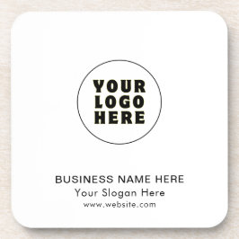 Porta-copo Logotipo e texto personalizados minimalistas simpl