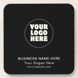 Porta-copo Logotipo e texto personalizados minimalistas simpl