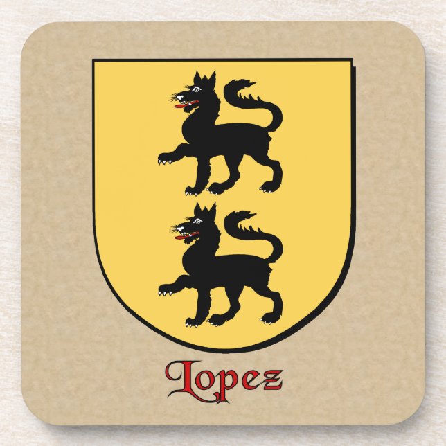Porta-copo Lopez Family Shield (Frente)