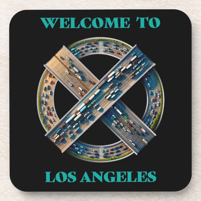 Porta-copo Los Angeles California (Frente)