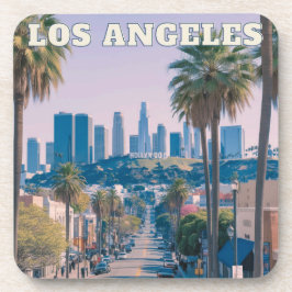 Porta-copo Los Angeles Suporte de Cortiça – Viagem pela Calif